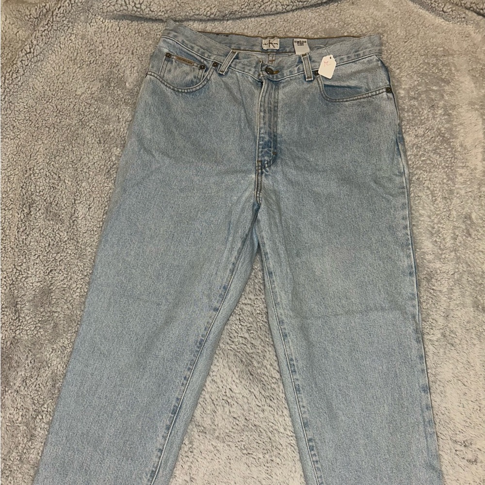 Vintage Calvin Klein High Rise, Straight Leg Jeans